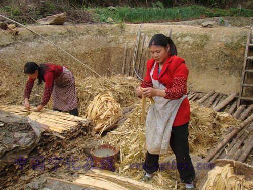 寧化擬申非物質文化遺產之四：玉扣紙制作工藝