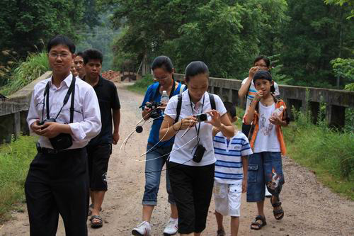 網友相約牙梳山采風