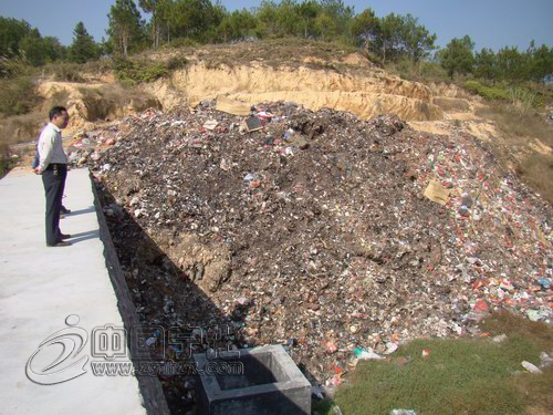 垃圾填埋讓石壁山更清水更綠