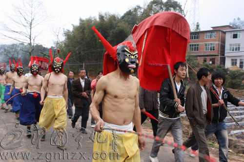 《大遷徙》拍攝花絮之六：夏坊村游儺