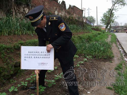 迎公共文明指數(shù)測(cè)評(píng)  縣城監(jiān)大隊(duì)整治忙