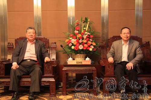 香港維德集團董事局主席莊啟程來寧考察