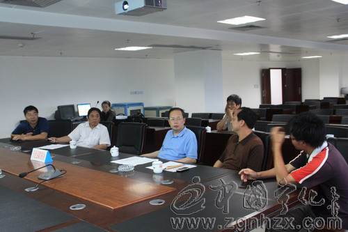 縣領導到防汛辦檢查指導防汛工作