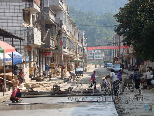 治平畬族鄉(xiāng)老街改造工程進(jìn)展順利