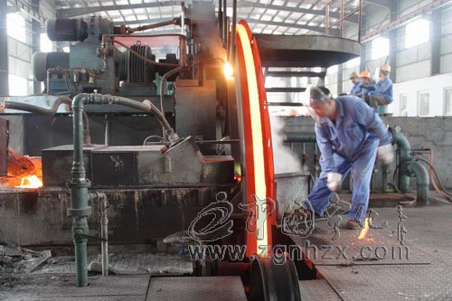 寧化首次使用進(jìn)口廢銅生產(chǎn)低氧銅桿