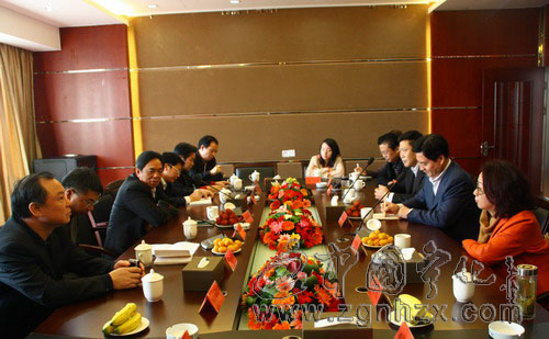 武漢凱迪公司董事長陳義龍來寧考察