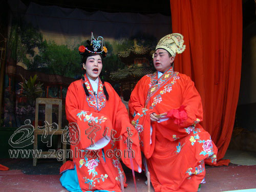 贛南農民采茶戲在寧化半溪村精彩上演