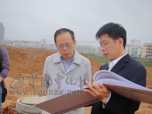 縣委書記陳忠杰調研城建和市場項目