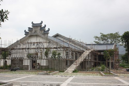 寧化紅軍醫院紀念園進入外墻裝修