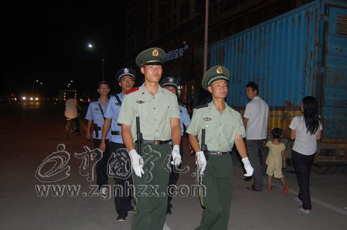寧化：軍警聯合開展武裝巡邏