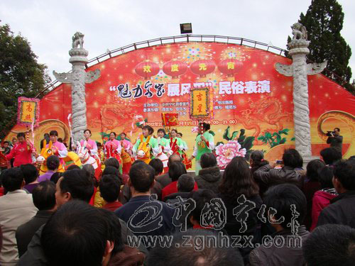 寧化多種民俗表演鬧元宵