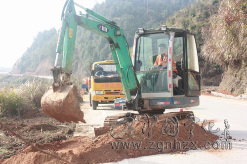 省道205線安遠至城郊段“綠色通道”建設展開