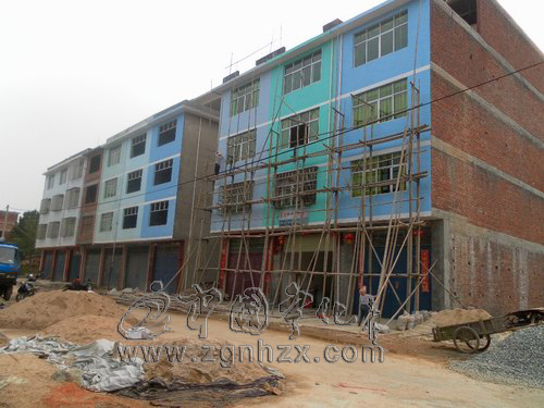 曹坊鄉：全面啟動建筑立面改造樣板工程