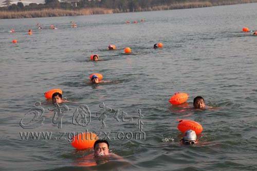 寧化冬泳隊與張家港市冬泳俱樂部聯誼