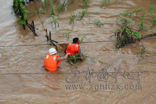 寧化：成功救出兩名被洪水圍困的撈沙工
