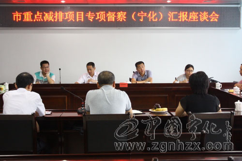 市督查組到寧化開展重點減排項目專項督查