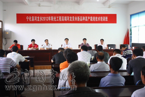 寧化河龍鄉：百名種糧大戶學技術