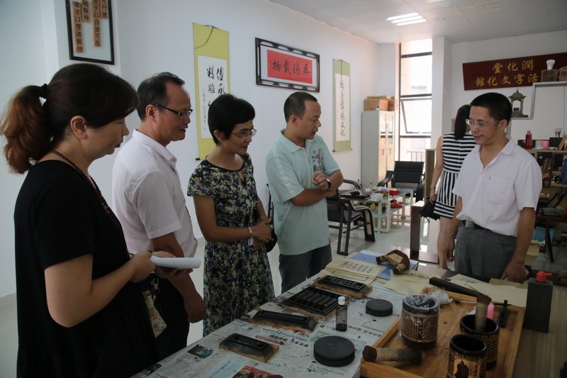 參觀木活字印刷