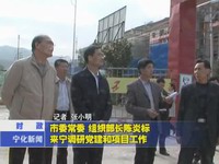 市委常委、組織部長陳炎標來寧調研黨建和項目工作