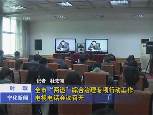 全市“兩違”綜合治理專項行動工作電視電話會議召開