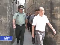 肖長根、楊勝等縣領導看望慰問軍烈屬、軍轉干部代表