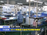 2014年我縣工業經濟實現較快增長