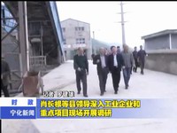 肖長根等縣領導深入工業企業和重點項目現場開展調研