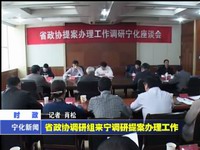 省政協(xié)調研組來寧調研提案辦理工作