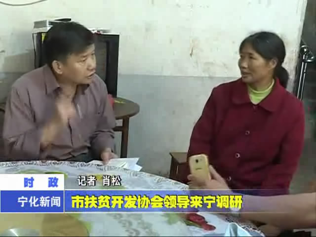 市扶貧開發協會領導來寧調研