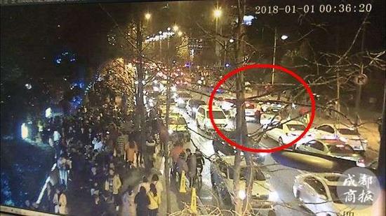 ▲事發(fā)現(xiàn)場