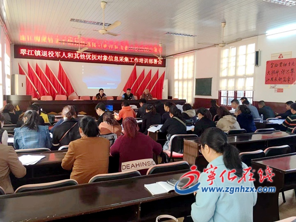 翠江鎮開展退役軍人和優撫對象信息采集