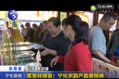 聚集林愽會：寧化農副產品受熱捧