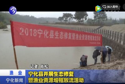 寧化縣開展生態修復暨漁業資源增殖放流活動