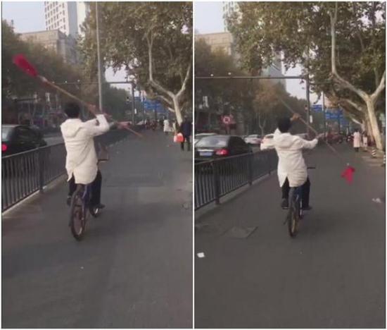 網絡視頻截圖。