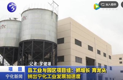 縣工業與園區項目組：抓增長 育龍頭 拼出寧化工業發展加速度