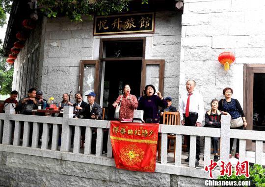 中國歷史文化名村福州馬尾閩安村開街