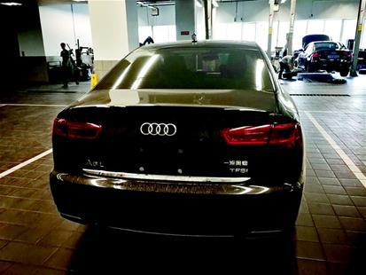 圖為陳先生的奧迪車