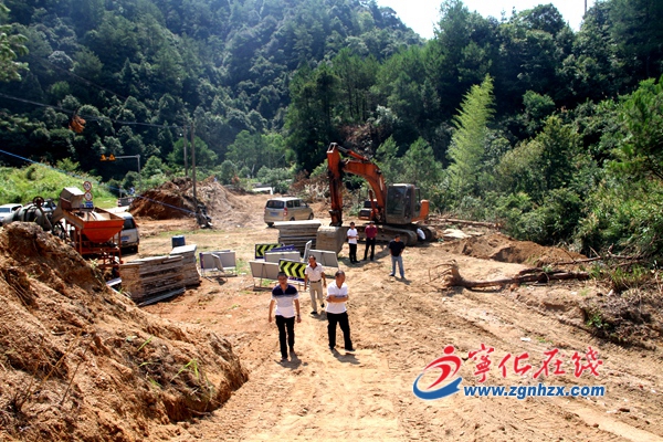 寧化沙坪事故多發(fā)路段隱患整治工程開工