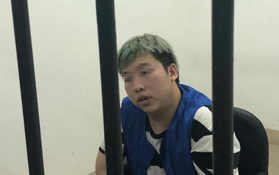 犯罪嫌疑人李某。澎湃新聞記者 楊帆 攝