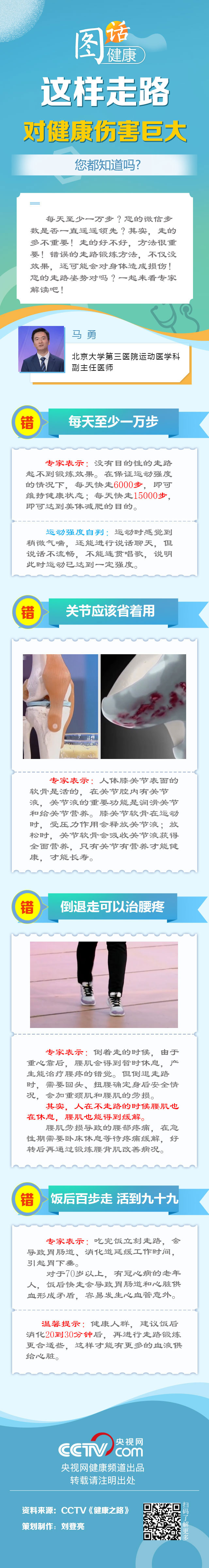 【圖話·健康】這樣走路對健康傷害巨大，您都知道嗎？