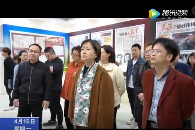 央視節目主持人鞠萍來寧采風