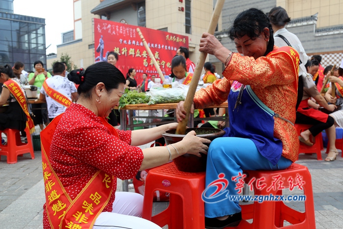 寧化縣首屆客家擂茶擂臺賽開賽