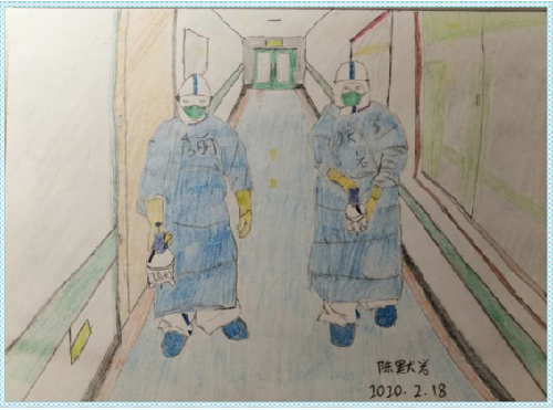 【漫畫】這位護士的手繪“援漢日歷”火了！