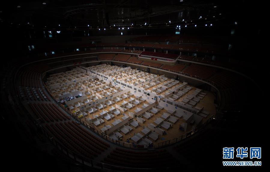 3月8日,武漢體育中心方艙醫院送走最后一批痊愈患者,正式休艙。這是休艙的武漢體育中心方艙醫院。 新華社記者 肖藝九 攝