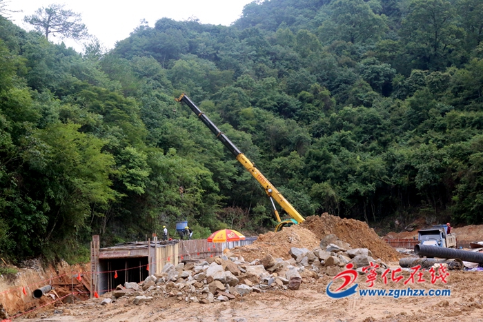 寧化：天鵝洞景區旅游基礎設施項目——天鵝湖工程施工進行時