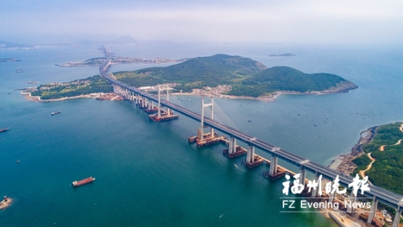 平潭海峽公鐵兩用大橋再傳捷報
