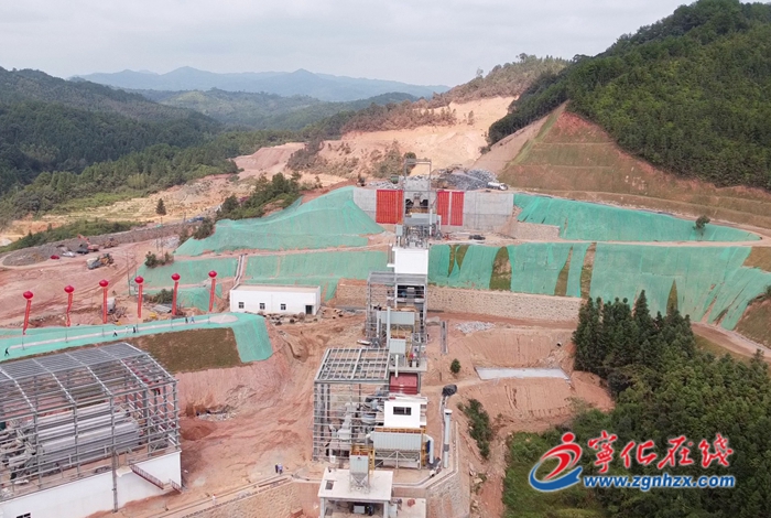 寧化日昌升機制砂項目全線帶料試車