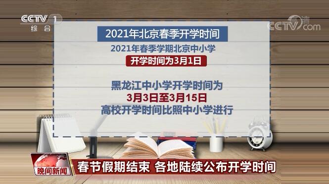 春節假期結束 各地陸續公布開學時間