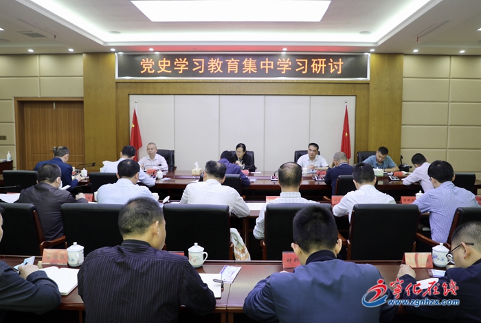 寧化縣委黨史學習教育第一次集中研討會召開