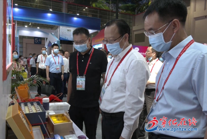 市領導到“6.18海創會”寧化展區現場指導